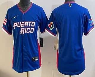 Womens Dominican Republic Big Logo Royal 2026 World Classic Cool Base Jersey