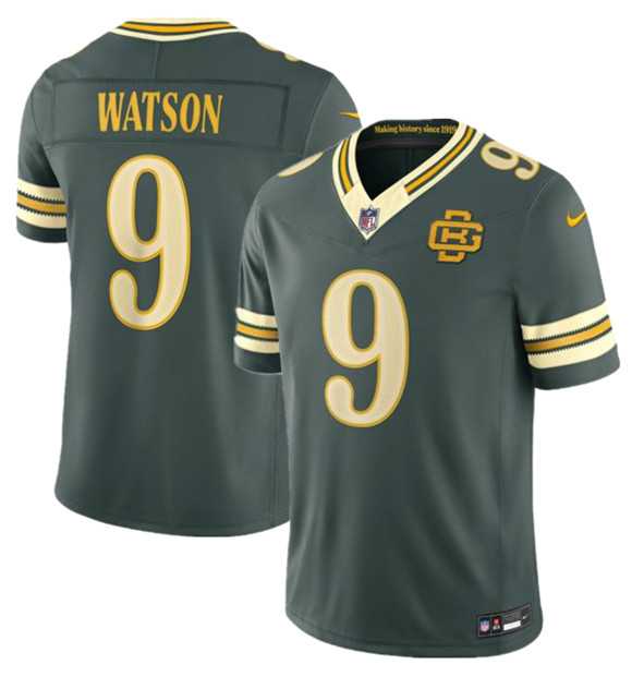 Mens Green Bay Packers #9 Christian Watson Dark Green 2026 F.U.S.E. Rivalries Collection Limited Stitched Jersey Dzhi