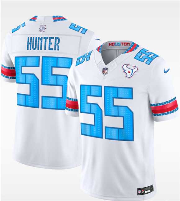 Mens Houston Texans #55 Danielle Hunter White 2026 F.U.S.E. Rivalries Collection Limited Stitched Jersey Dzhi