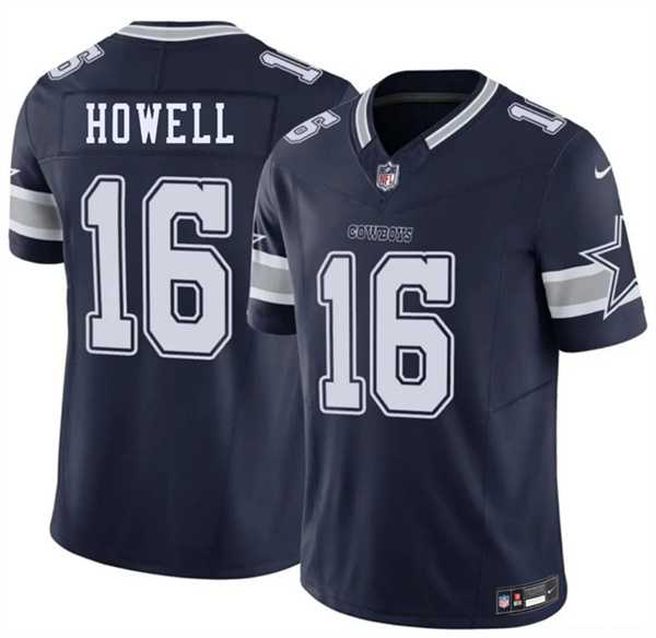 Mens Dallas Cowboys #16 Sam Howell Navy 2026 F.U.S.E. Vapor Untouchable Limited Stitched Jersey