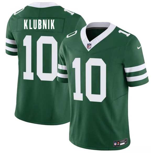 Mens New York Jets #10 Cade Klubnik Green 2026 Draft F.U.S.E. Vapor Untouchable Limited Stitched Jersey