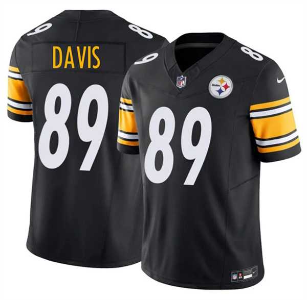 Mens Pittsburgh Steelers #89 Joaquin Davis Black 2026 F.U.S.E. Vapor Limited Stitched Jersey
