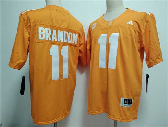 Mens Tennessee Volunteers #11 Faizon Brandon Orange 2026 Stitched Jersey
