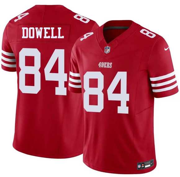 Mens San Francisco 49ers #84 Colton Dowell Red 2026 F.U.S.E. Vapor Untouchable Limited Stitched Jersey