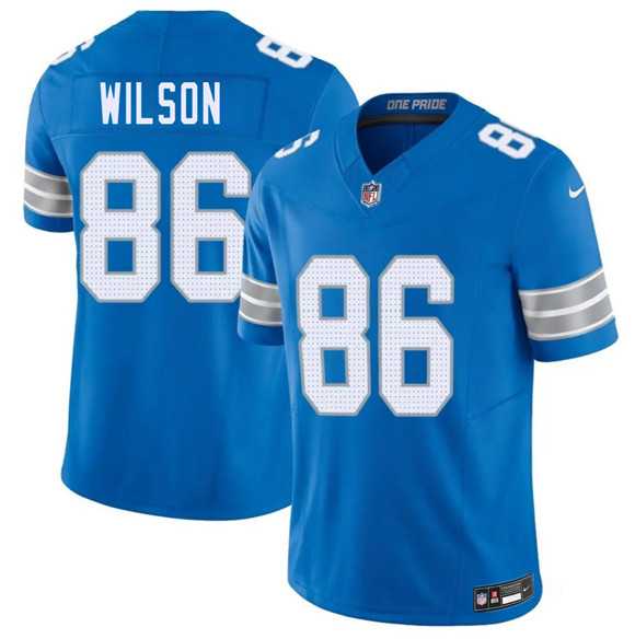 Mens Detroit Lions #86 Cedrick Wilson Blue 2026 F.U.S.E. Vapor Limited Stitched Game Jersey Dzhi