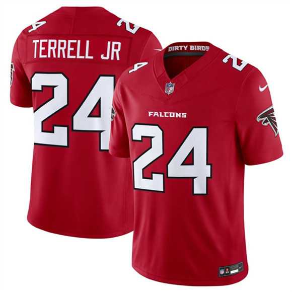 Mens Atlanta Falcons #24 A.J. Terrell Red 2026 New F.U.S.E. Vapor Untouchable Limited Stitched Jersey Dzhi