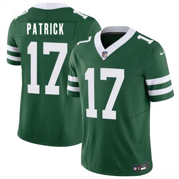 Mens New York Jets #17 Tim Patrick Green 2026 F.U.S.E. Vapor Untouchable Limited Stitched Jersey Dzhi