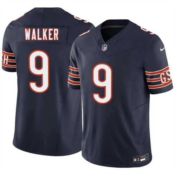 Mens Chicago Bears #9 Jahdae Walker Navy 2026 F.U.S.E. Vapor Untouchable Limited Stitched Jersey Dzhi