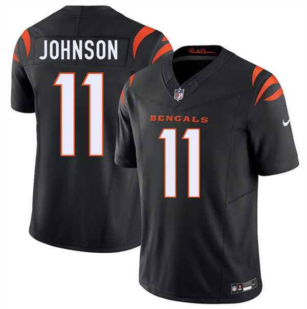 Mens Cincinnati Bengals #11 Josh Johnson Black 2026 F.U.S.E. Vapor Untouchable Limited Stitched Jersey Dzhi