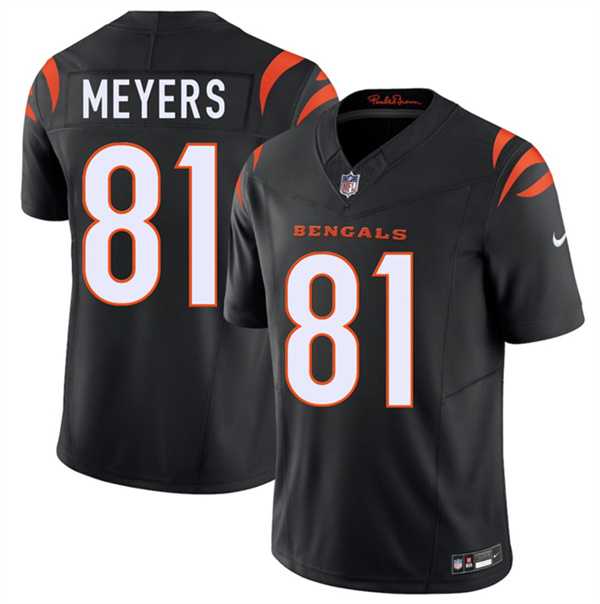 Mens Cincinnati Bengals #81 Dohnte Meyers Black 2026 F.U.S.E. Vapor Untouchable Limited Stitched Jersey Dzhi
