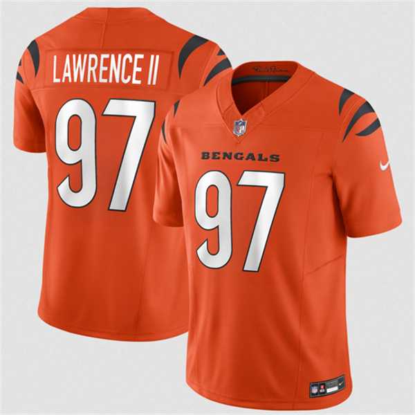 Mens Cincinnati Bengals #97 Dexter Lawrence II Orange 2026 F.U.S.E. Vapor Untouchable Limited Stitched Jersey Dzhi