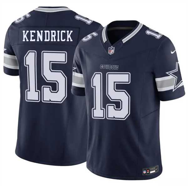 Mens Dallas Cowboys #15 Derion Kendrick Navy 2026 F.U.S.E Vapor Untouchable Limited Stitched Jersey Dzhi