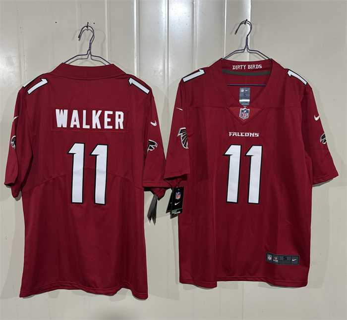 Mens Atlanta Falcons #11 Jalon Walker Red 2026 New Vapor Untouchable Limited Stitched Jersey
