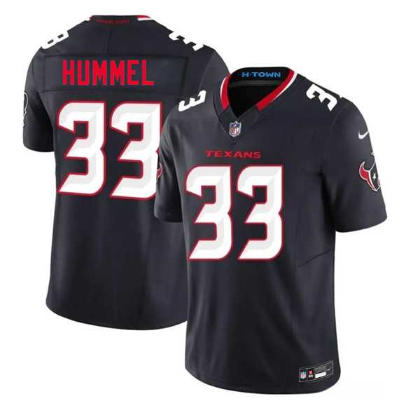 Mens Houston Texans #33 Jake Hummel Navy 2nd Alternate 2026 F.U.S.E. Vapor Limited Stitched Jersey Dzhi