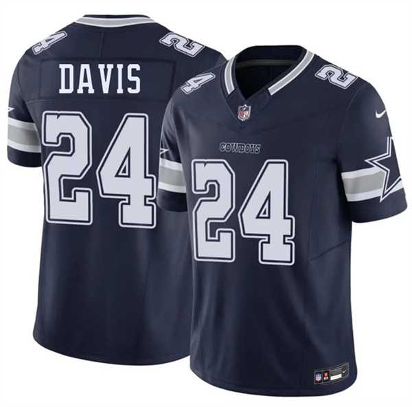 Mens Dallas Cowboys #24 Malik Davis Navy 2026 F.U.S.E. Vapor Untouchable Limited Stitched Jersey Dzhi