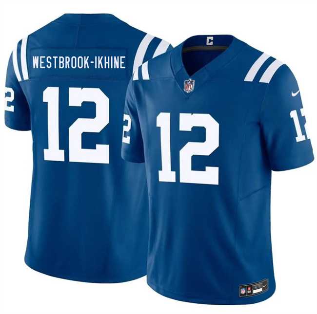 Mens Indianapolis Colts #12 Nick Westbrook-Ikhine Blue 2026 F.U.S.E. Vapor Limited Stitched Jersey Dzhi