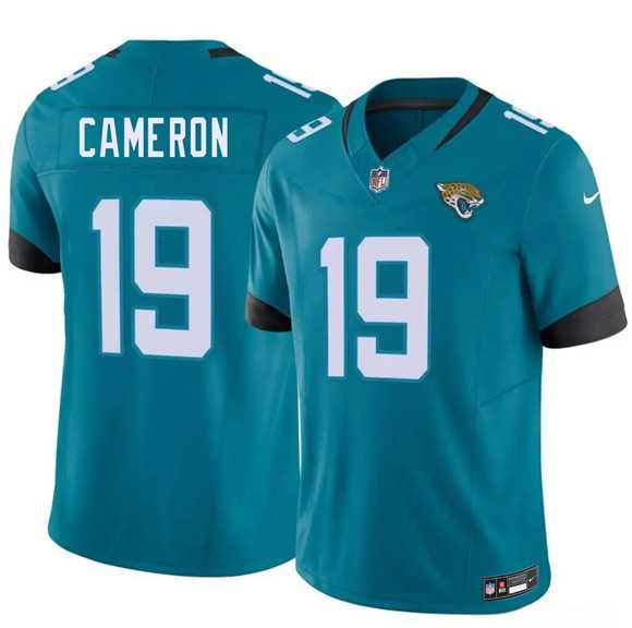 Mens Jacksonville Jaguars #19 Josh Cameron Teal 2026 Draft F.U.S.E. Vapor Untouchable Limited Stitched Jersey Dzhi