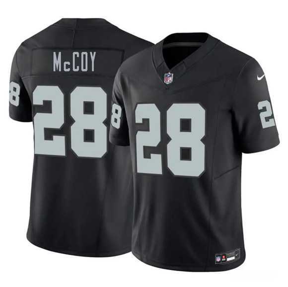 Mens Las Vegas Raiders #28 Jermod McCoy Black 2026 F.U.S.E. Vapor Untouchable Limited Stitched Jersey Dzhi