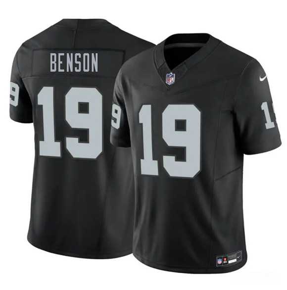 Mens Las Vegas Raiders #19 Malik Benson Black 2026 F.U.S.E. Vapor Untouchable Limited Stitched Jersey Dzhi