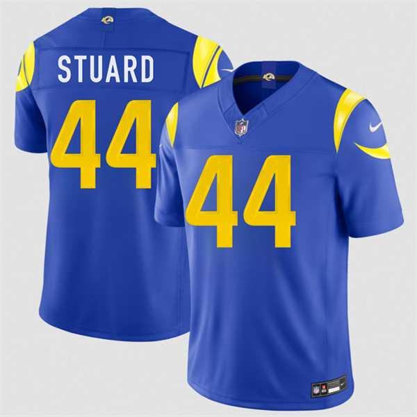 Mens Los Angeles Rams #44 Grant Stuard Royal 2026 F.U.S.E. Vapor Limited Stitched Jersey Dzhi
