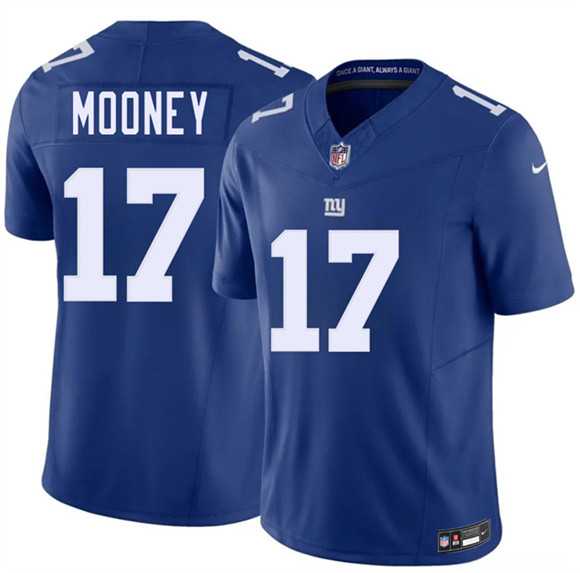 Mens New York Giants #17 Darnell Mooney Blue 2026 F.U.S.E. Vapor Untouchable Limited Stitched Jersey Dzhi