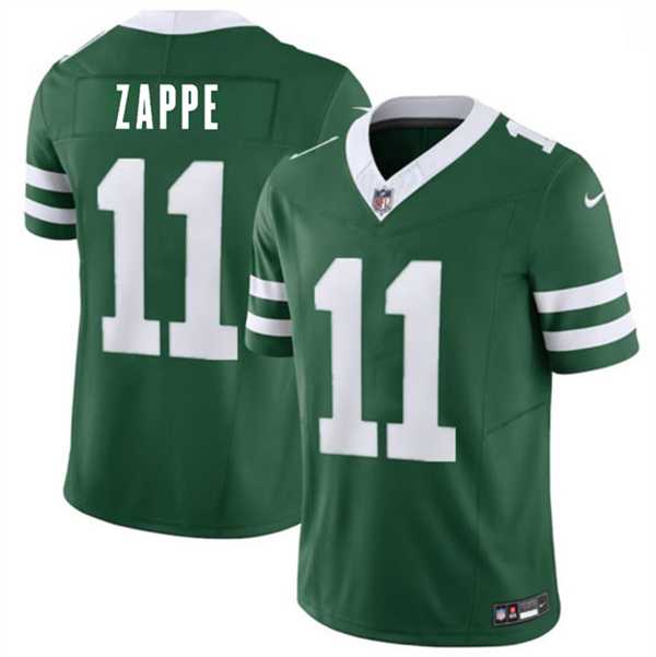 Mens New York Jets #11 Bailey Zappe Green 2026 F.U.S.E. Vapor Untouchable Limited Stitched Jersey Dzhi->->NFL Jersey