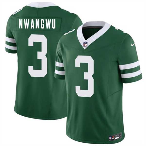Mens New York Jets #3 Kene Nwangwu Green 2026 F.U.S.E. Vapor Untouchable Limited Stitched Jersey Dzhi->->NFL Jersey