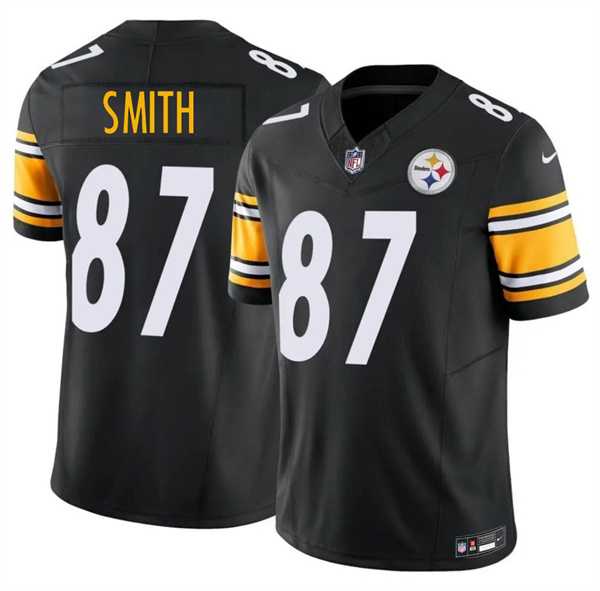 Mens Pittsburgh Steelers #87 Brandon Smith Black 2026 F.U.S.E. Vapor Limited Stitched Jersey Dzhi->->NFL Jersey
