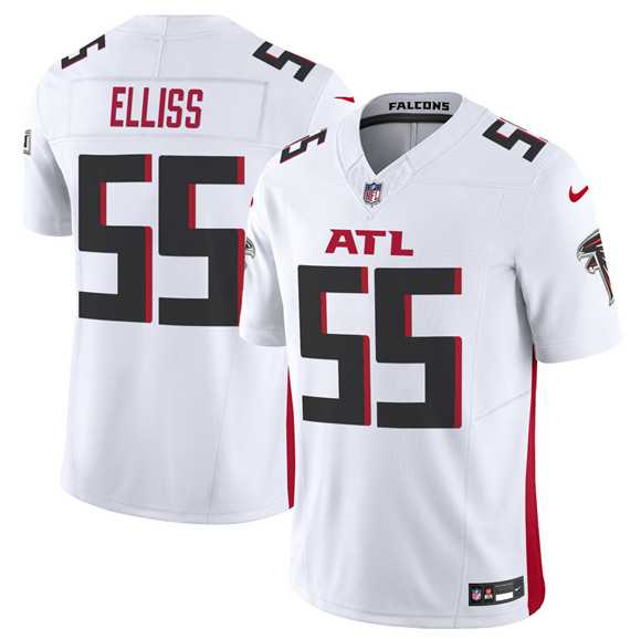 Mens Atlanta Falcons #55 Kaden Elliss White 2025 F.U.S.E. Vapor Untouchable Limited Stitched Jersey Dzhi