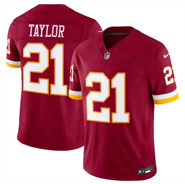 Mens Washington Commanders #21 Sean Taylor Burgundy 2026 F.U.S.E. Vapor Limited Stitched Jersey Dzhi