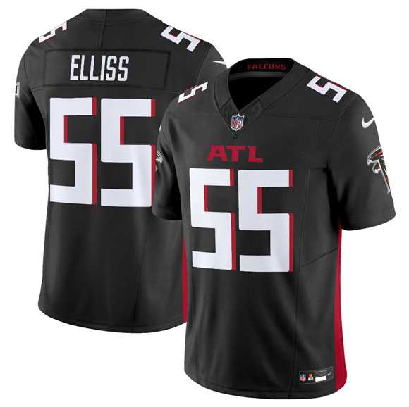 Mens Atlanta Falcons #55 Kaden Elliss Black 2025 F.U.S.E. Vapor Untouchable Limited Stitched Jersey Dzhi