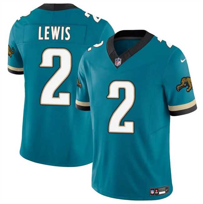 Mens Jacksonville Jaguars #2 Jourdan Lewis Teal 2025 F.U.S.E. Prowler Throwback Vapor Limited Stitched Jersey Dzhi