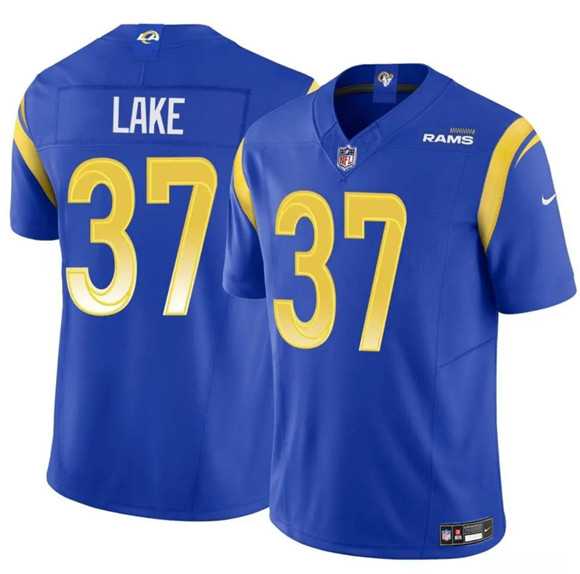 Mens Los Angeles Rams #37 Quentin Lake Blue 2025 F.U.S.E. Vapor Untouchable Stitched Jersey Dzhi