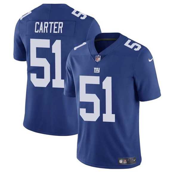 Men & Women & Youth New York Giants #51 Abdul Carter Blue 2025 Vapor Untouchable Limited Stitched Jersey