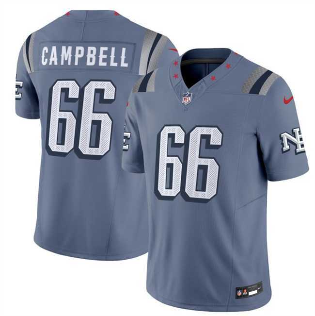 Mens New England Patriots #66 Will Campbell 2025 F.U.S.E. Rivalries Vapor Limited Stitched Jersey Dzhi