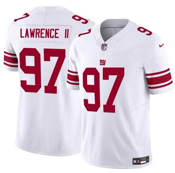 Mens New York Giants #97 Dexter Lawrence II White 2025 F.U.S.E. Vapor Untouchable Limited Stitched Jersey Dzhi