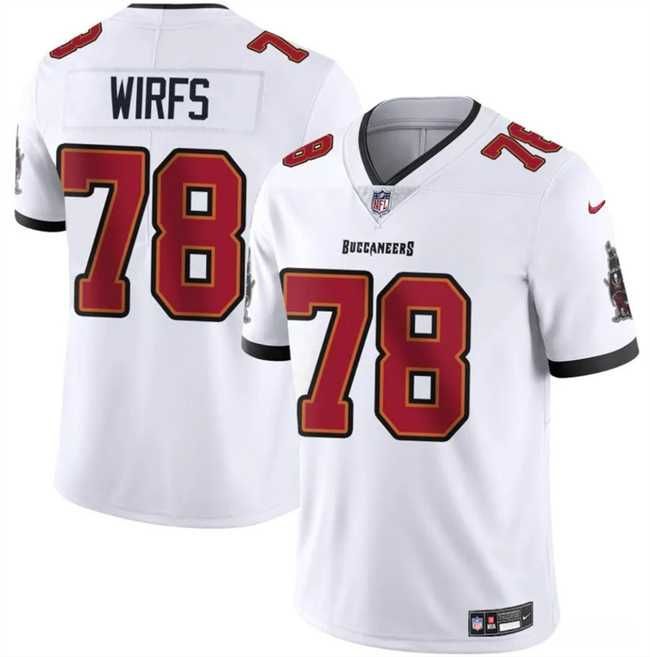 Mens Tampa Bay Buccaneers #78 Tristan Wirfs White 2025 Vapor Untouchable Limited Stitched Jersey Dzhi