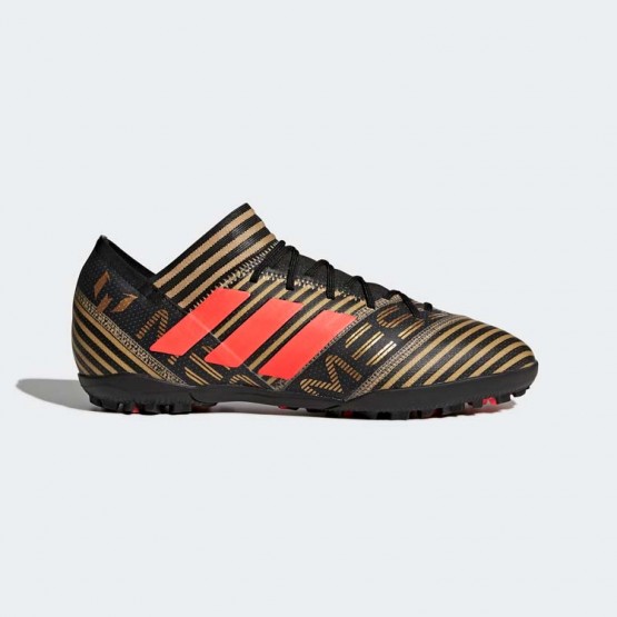 Mens Core Black/Infrared/Tactile Gold Metallic Adidas Nemeziz Messi Tango 17.3 Turf Soccer Cleats 273DYLKC->Adidas Men->Sneakers