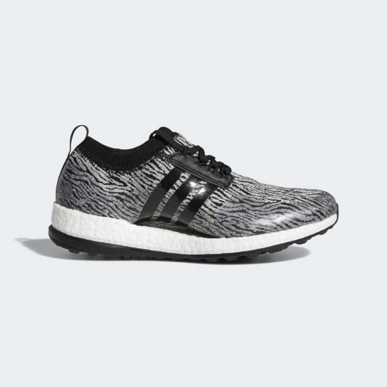 Womens Core Black/White/Silver Metallic Adidas Pureboost Xg Golf Shoes 373THCEA->Adidas Women->Sneakers