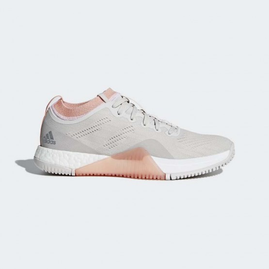 Womens Chalk Pearl/Chalk Coral/Chalk Adidas Crazytrain Elite Training Shoes 375AYWXJ->Adidas Women->Sneakers