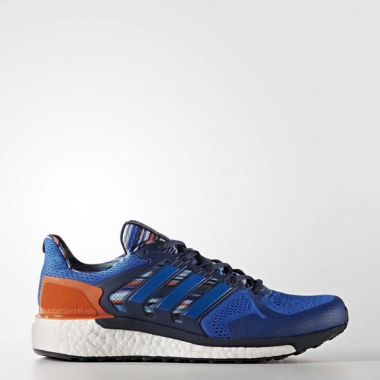 Mens Blue/Mystery Blue Adidas Supernova St Running Shoes 379IVMRE->Adidas Men->Sneakers