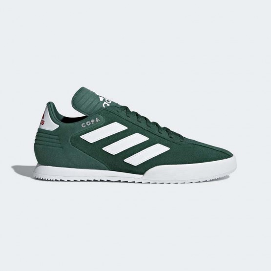 Mens Collegiate Green/White/Light Scarlet Adidas Copa Super Soccer Cleats 403VSYEX->Adidas Men->Sneakers