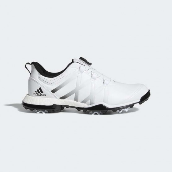 Womens White/Core Black Adidas Adipower Boost Boa Golf Shoes 420OAZMU->Adidas Women->Sneakers