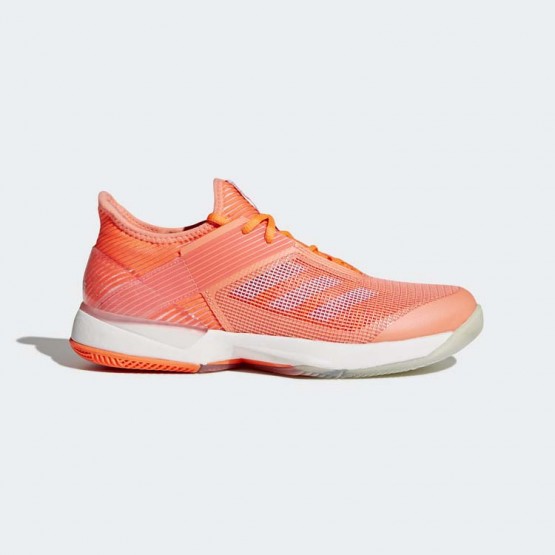 Womens Chalk Coral Adidas Adizero Ubersonic 3.0 Tennis Shoes 468UPXWS->Adidas Women->Sneakers