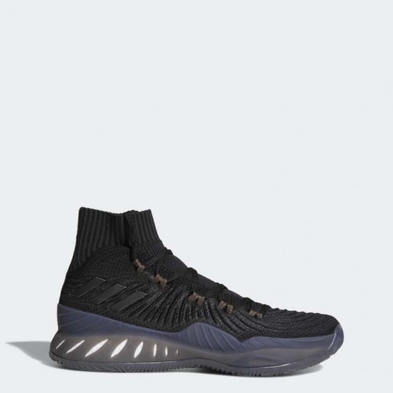 Mens Core Black/Utility Black Adidas Crazy Explosive 2017 Primeknit Basketball Shoes 524WCRFZ->Adidas Men->Sneakers