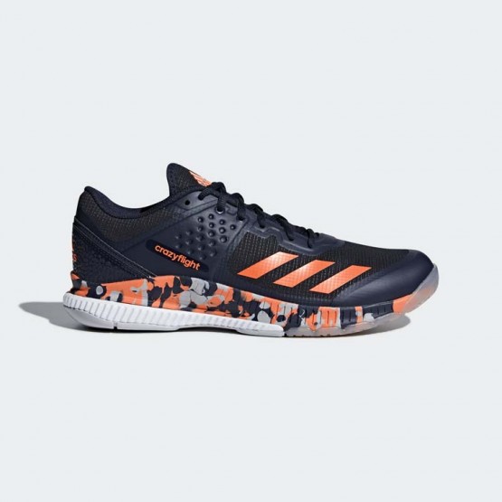 Mens Multicolor Adidas Crazyflight Bounce Volleyball Shoes 543XSBAF->Adidas Men->Sneakers