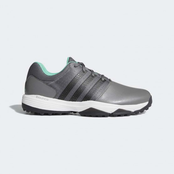 Mens Grey/Core Black Adidas 360 Traxion Golf Shoes 579AZVIM->Adidas Men->Sneakers