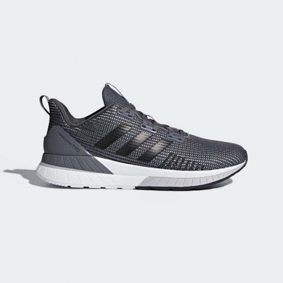 Mens Grey/Black Adidas Questar Tnd Running Shoes 612CUSWI->Adidas Men->Sneakers