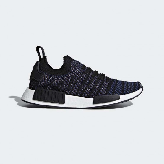 Womens Core Black/Noble Indigo Adidas Originals Nmd_r1 Stlt Primeknit Shoes 669XIYHL->Adidas Women->Sneakers