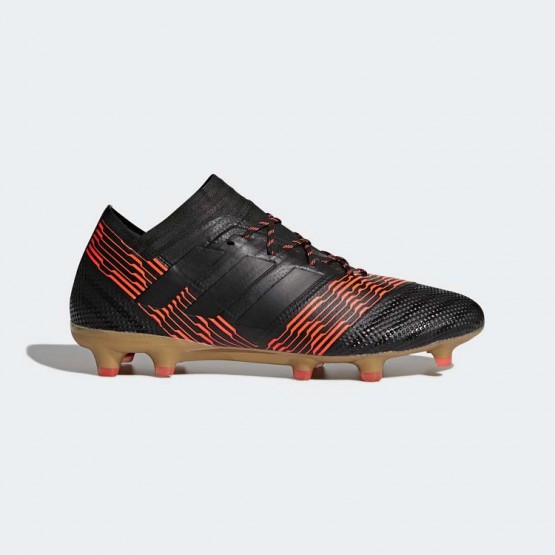 Mens Core Black/Black/Infrared Adidas Nemeziz 17.1 Firm Ground Cleats Soccer Cleats 672KIRCE->Adidas Men->Sneakers